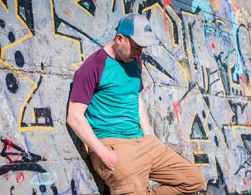 Black Hill |  KR UVprotection140 - Farba: Žltá / Smaragd, Veľkosť: M