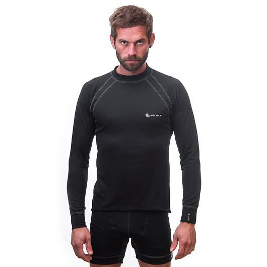 Sensor | Double Face T-shirt LS - Farba: Šedá, Veľkosť: M