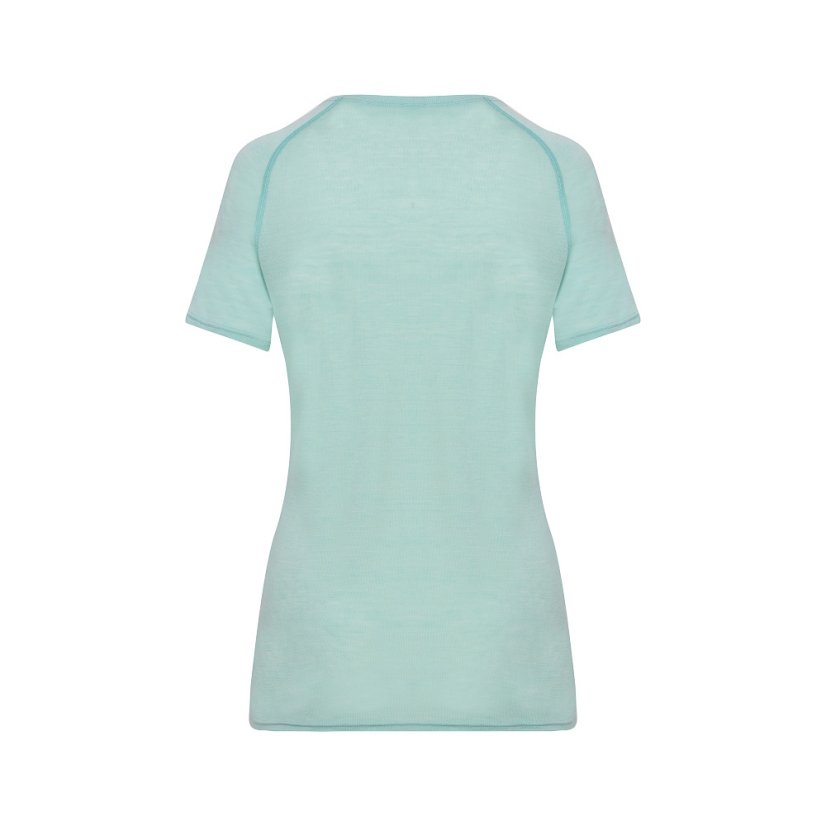 Black Hill | Dámske Merino Hodvábne Tričko KR S180 - Farba: Mint, Veľkosť: M