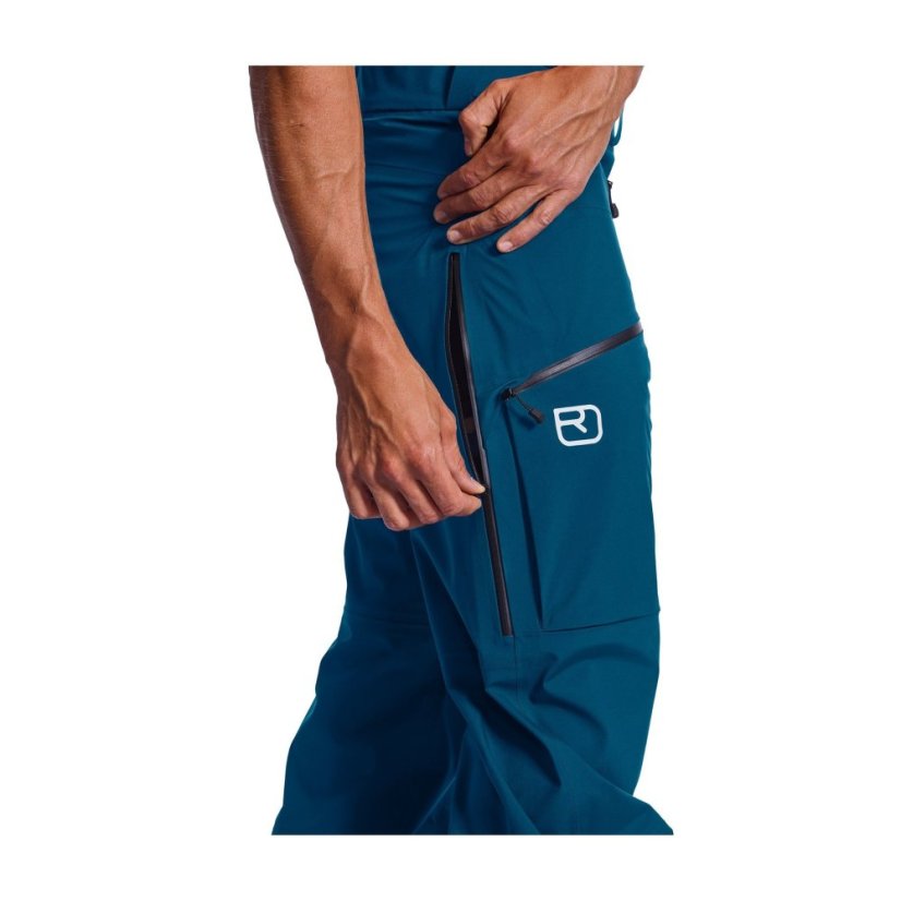 Ortovox | 3L Deep Shell Pants M - Farba: Green Moss, Veľkosť: M