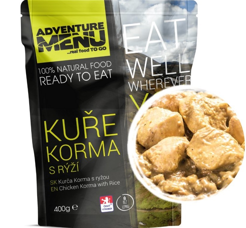 Adventure Menu | Kura Korma s Ryžou MRE
