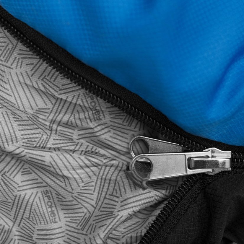 Spokey | Ultralight 600 - Strana zipsu: Pravá, Farba spacáku: Čierno - sivý