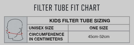 Buff | Junior Filter Tube - Farba: Moon Black