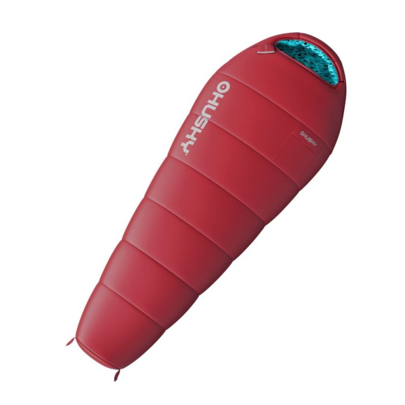 Husky | Kids Mystic - Strana zipsu: Ľavá / Pravá, Farba spacáku: Red, Výška postavy: 145 cm