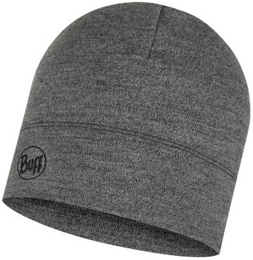 Buff | Midweight Merino Wool Hat - Farba: Light Grey Melange