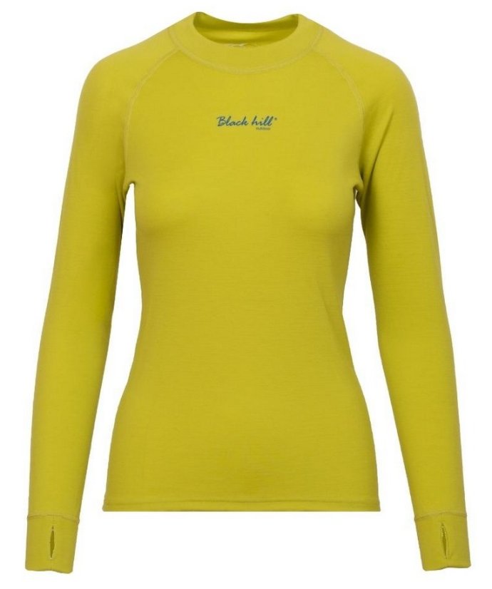Black Hill | Merino Women T-Shirt DR WP260 - Farba: Žltá, Veľkosť: M