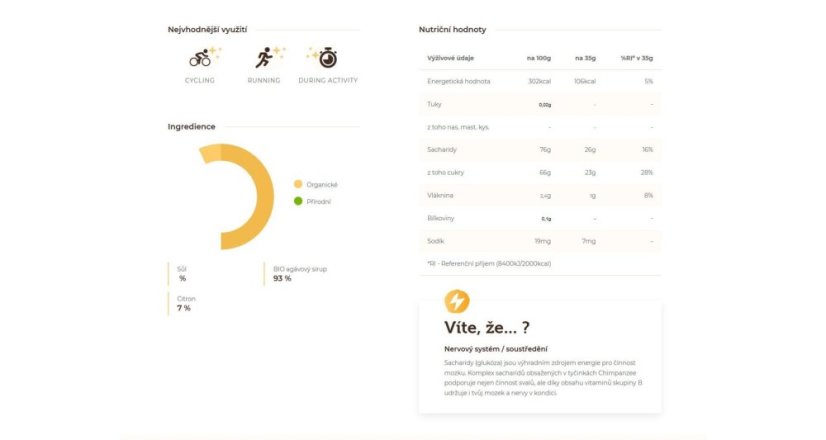 Chimpanzee | Energy Gel - Balenie: Mango