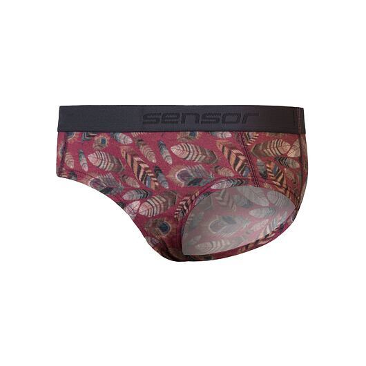 Sensor | Merino Impress Briefs W - Farba: Čierna / Pattern, Veľkosť: M