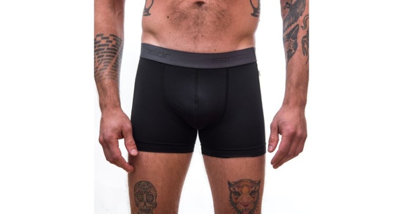 Sensor | Coolmax Tech Boxers 3-pack - Farba: Modrá / Čierna / Safir, Veľkosť: M