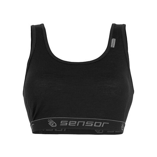Sensor | Merino Active Bra - Farba: Čierna, Veľkosť: M