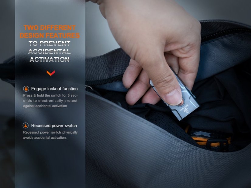 Fenix | E03R V2.0 - Farba: Sivá