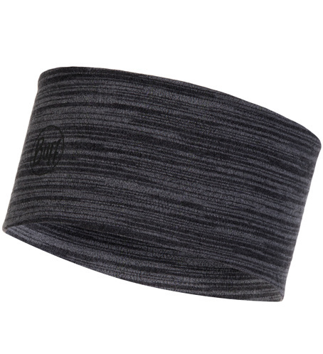 Buff | Midweight Merino Headband - Motív: Stripes, Vzor: Castle Rock Grey