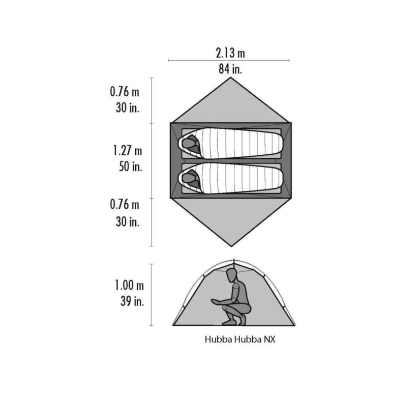 MSR | Hubba Hubba NX - Farba: Zelená