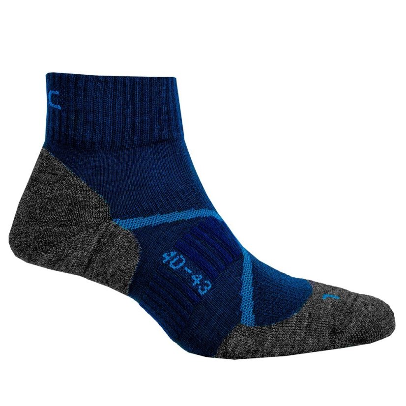 PAC | TR 1.2 Merino Short Cool - Farba: Anthracite, Veľkosť: EU 35 - 37