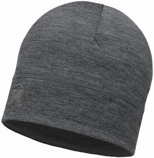 Buff | Lightweight Merino Wool Hat - Farba: Solid Grey