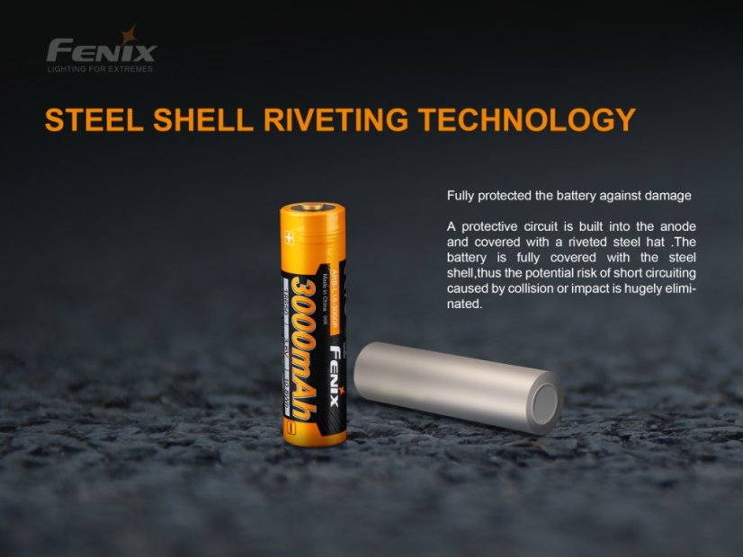 Fenix | Akumulátor 18650 High Current - Kapacita: 3000 mAh