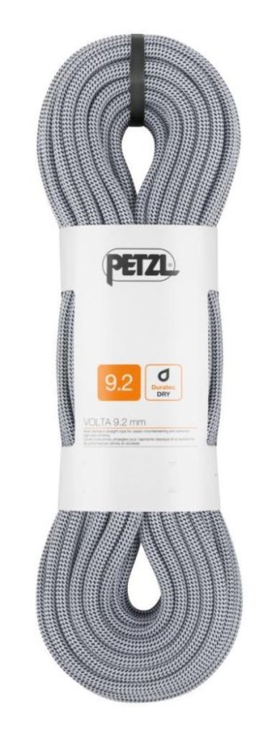 Petzl | Volta 9,2 - Farba: Sivá, Dĺžka: 60 m