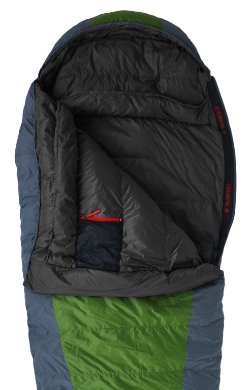 Warmpeace | Viking 600 - Strana zipsu: Ľavá, Farba spacáku: Shadow blue, Výška postavy: 180 cm