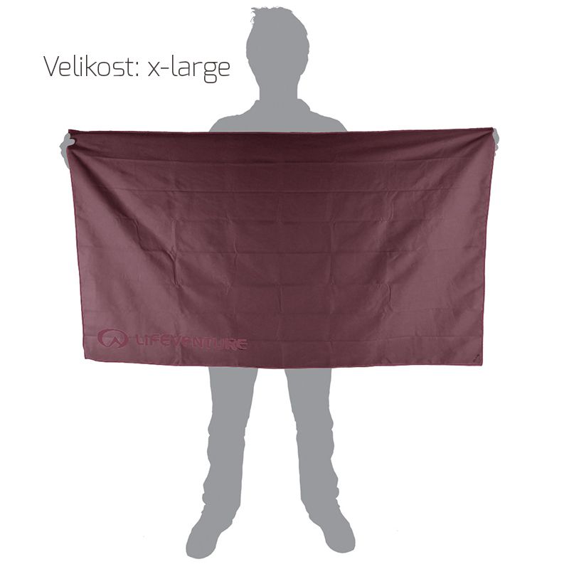 Lifeventure | SoftFibre Trek Towel X-Large - Farba: Navy