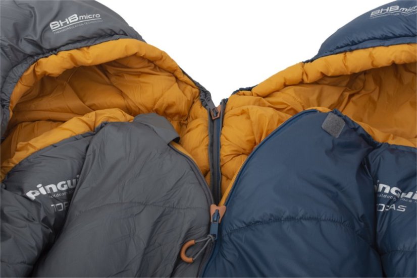 Pinguin | Expert CCS - Strana zipsu: Ľavá, Farba spacáku: Oranžová, Výška postavy: 175 cm