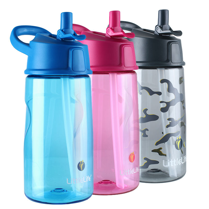 LittleLife | Flip-Top Bottle - Farba: Blue
