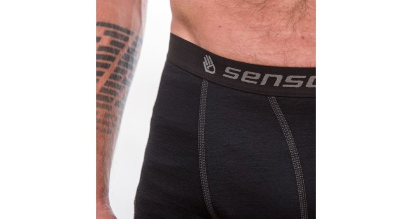 Sensor | Merino Active Boxers 3-pack - Farba: Čierna / Modrá / Deep Blue, Veľkosť: M