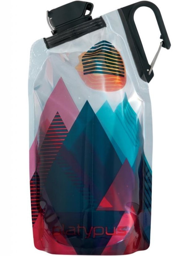Platypus | DuoLock SoftBottle 0,75L - Farba: Red Peaks, Objem: 0,75 L
