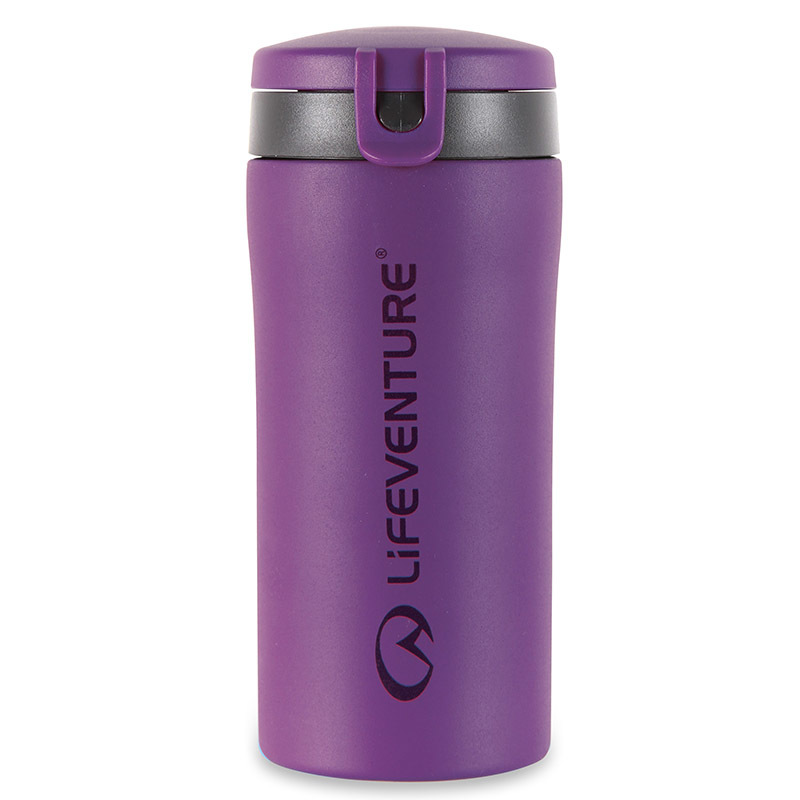 Lifeventure | Flip-Top Thermal Mug - Farba: Purple