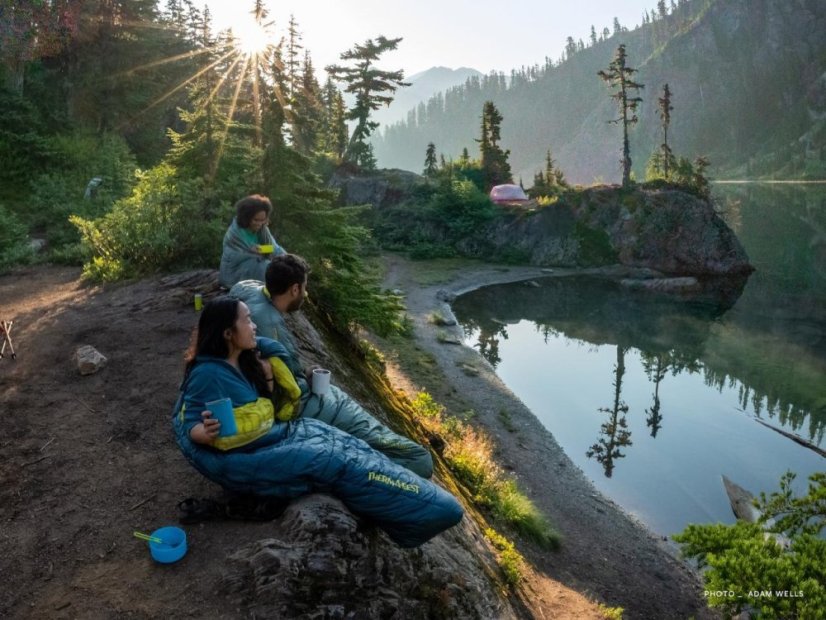 Therm-a-rest | Saros 20F / -6C - Strana zipsu: Ľavá, Farba spacáku: Stargazer, Výška postavy: Regular