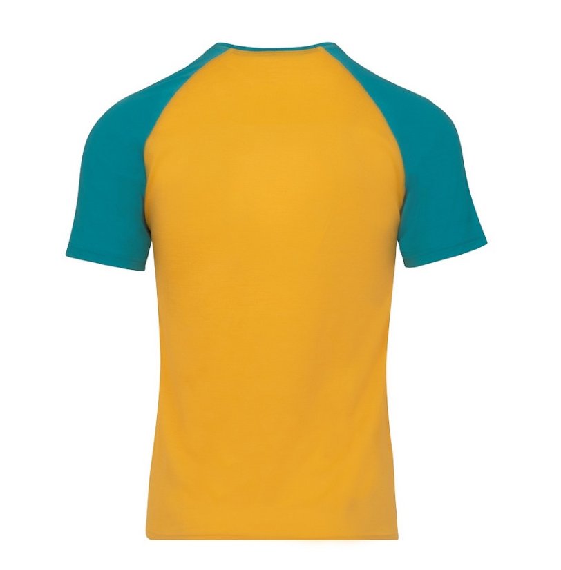 Black Hill |  KR UVprotection140 - Farba: Žltá / Smaragd, Veľkosť: M