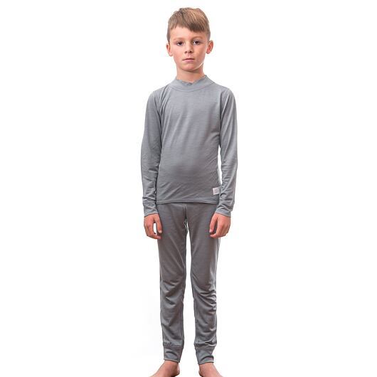 Sensor | Merino Active Set Kids - Farba: Šedá, Veľkosť: 100