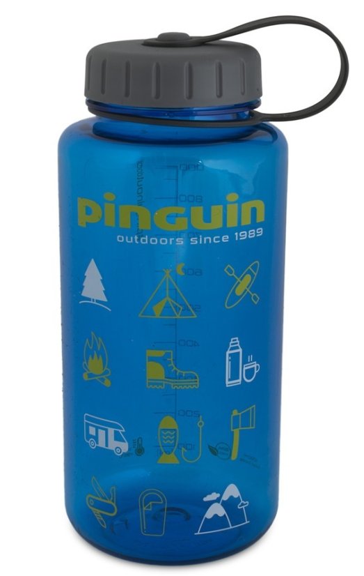 Pinguin | Tritan Bottle Fat 1L - Farba: Šedá