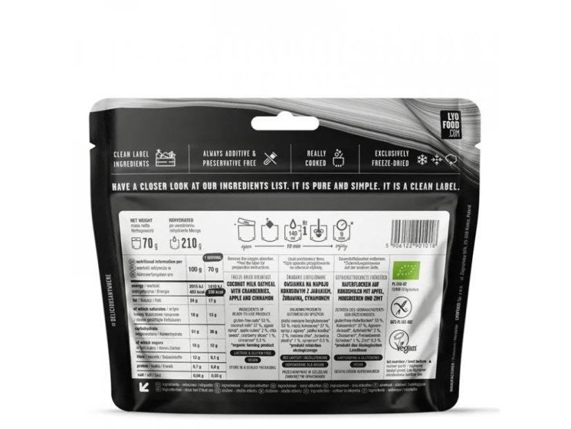 LYO | Ovsená Kaša s Ovocím