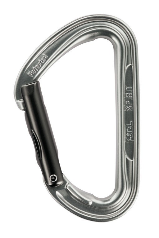 Petzl | Spirit - Farba: Šedá, Variant: s rovnou západkou