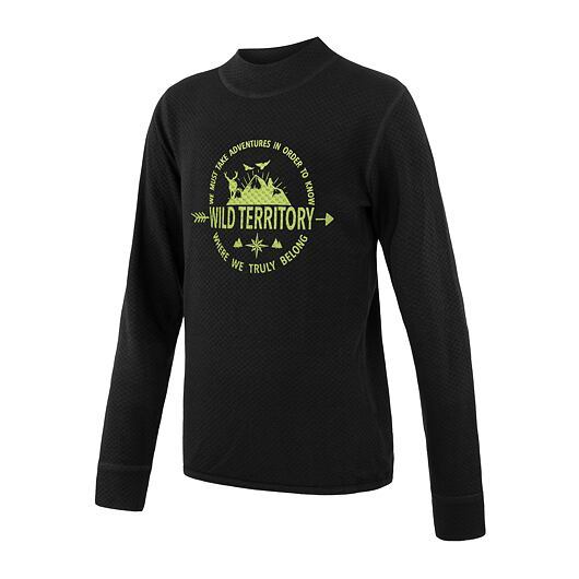 Sensor | Merino DF Territory LS Kids - Farba: Lilla, Veľkosť: 90