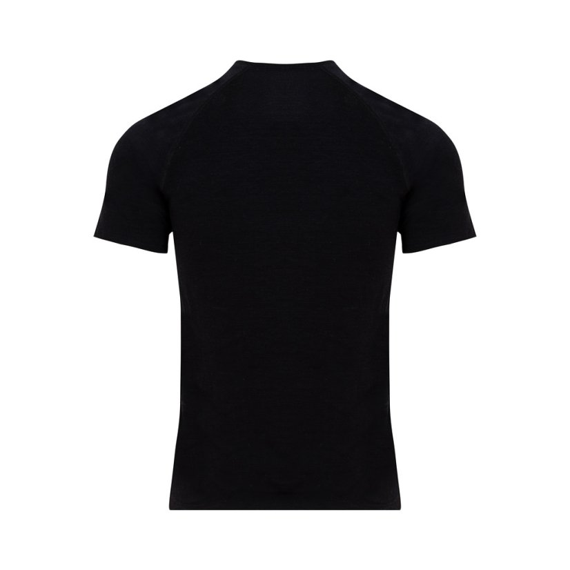 Black Hill | Merino Men T-Shirt KR S140 - Farba: čierna, Veľkosť: M