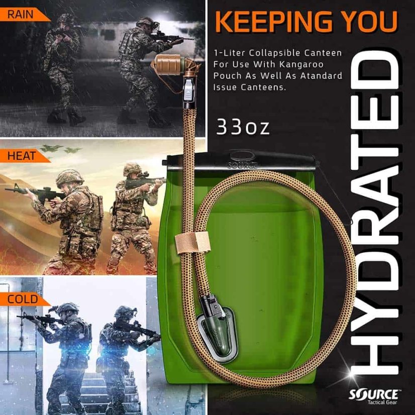 Source | Hydratation Bladder Kangaroo 1 - Farba: Black