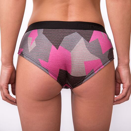 Sensor | Merino Impress Briefs W - Farba: Čierna / Pattern, Veľkosť: M