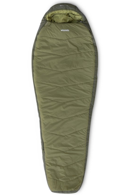 Pinguin | Trekking PFM - Strana zipsu: Pravá, Farba spacáku: Khaki, Výška postavy: 190 cm