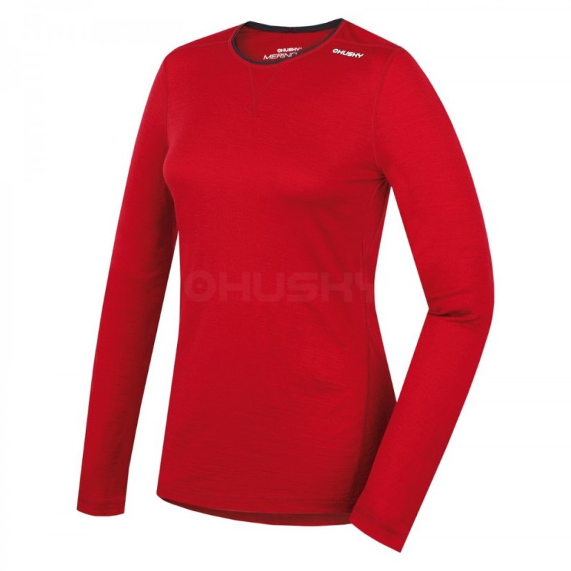 Husky | Merino 100 L Tričko LS - Farba: Čierna, Veľkosť: XL