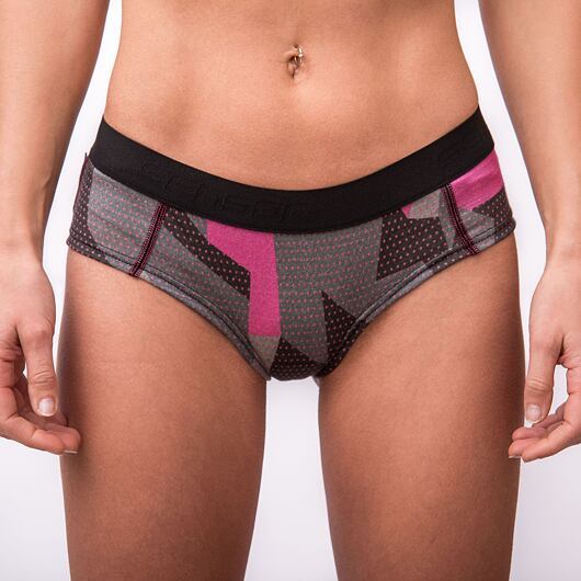 Sensor | Merino Impress Briefs W - Farba: Čierna / Pattern, Veľkosť: M