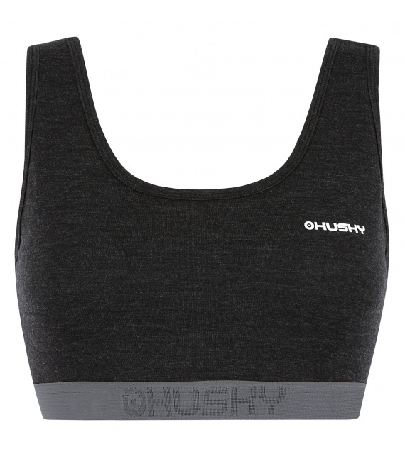 Husky | Merino 100 L Podprsenka - Farba: Black, Veľkosť: XS