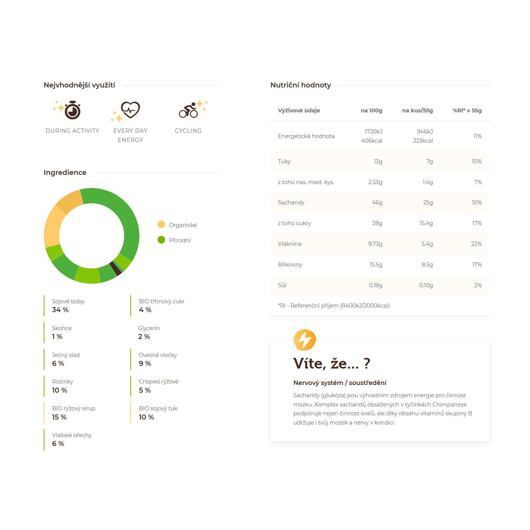 Chimpanzee | Energy Bar - Balenie: Lemon