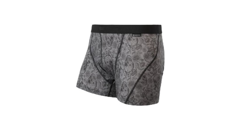 Sensor | Merino Impress Boxers - Farba: Čierna / Camo, Veľkosť: M