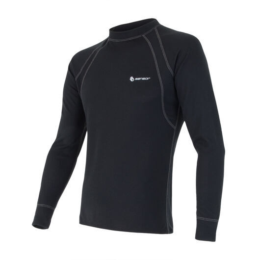 Sensor | Double Face T-shirt LS - Farba: Šedá, Veľkosť: M