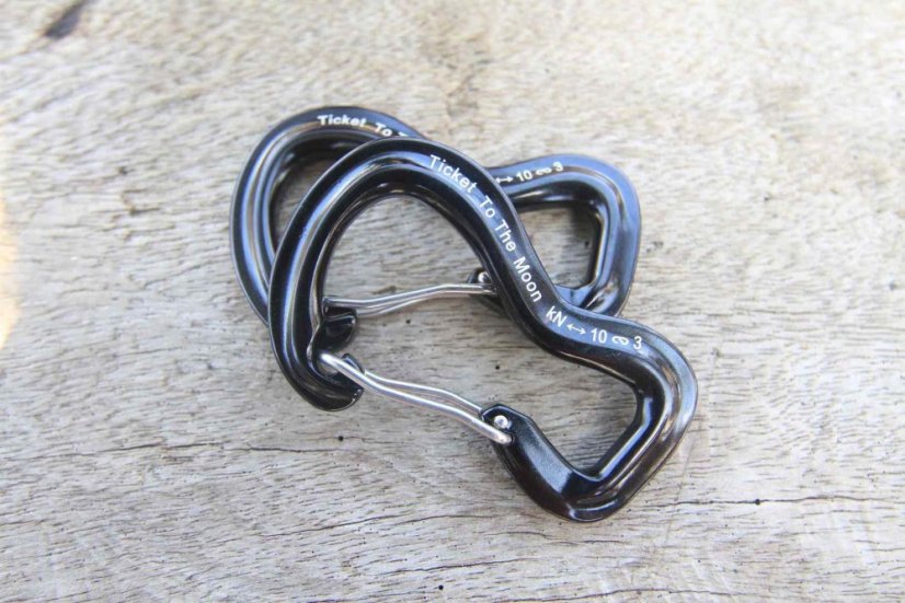 TTTM | Carabiner - Farba: Black 10 kN