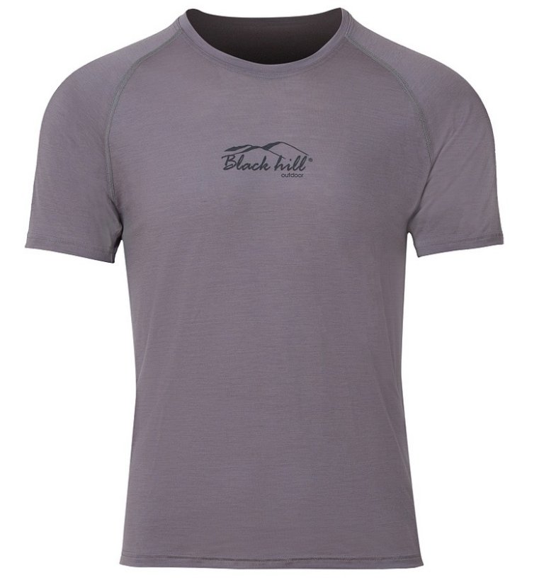 Black Hill | Merino Men T-Shirt KR S160 - Farba: Modrá, Veľkosť: M