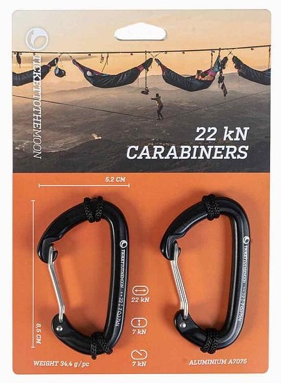 TTTM | Carabiner - Farba: Black 10 kN