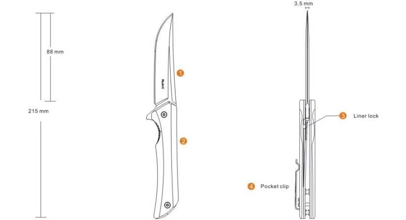 Ruike | Hussar P121 - Farba: Čierna