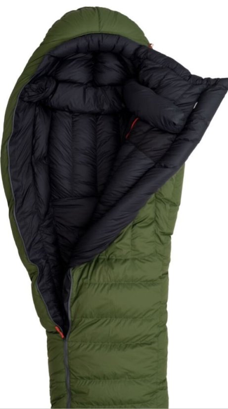 Warmpeace | Horizont 1400 - Strana zipsu: Ľavá, Farba spacáku: Riffle Green, Výška postavy: 170 cm